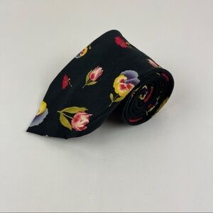 Tango Max Raab Tie Mens Black Floral